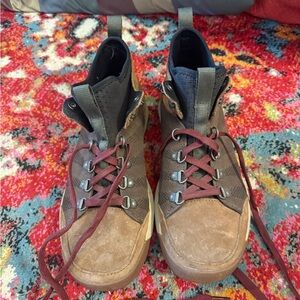 L. L. Bean hiking boots women size 8.5 used once.